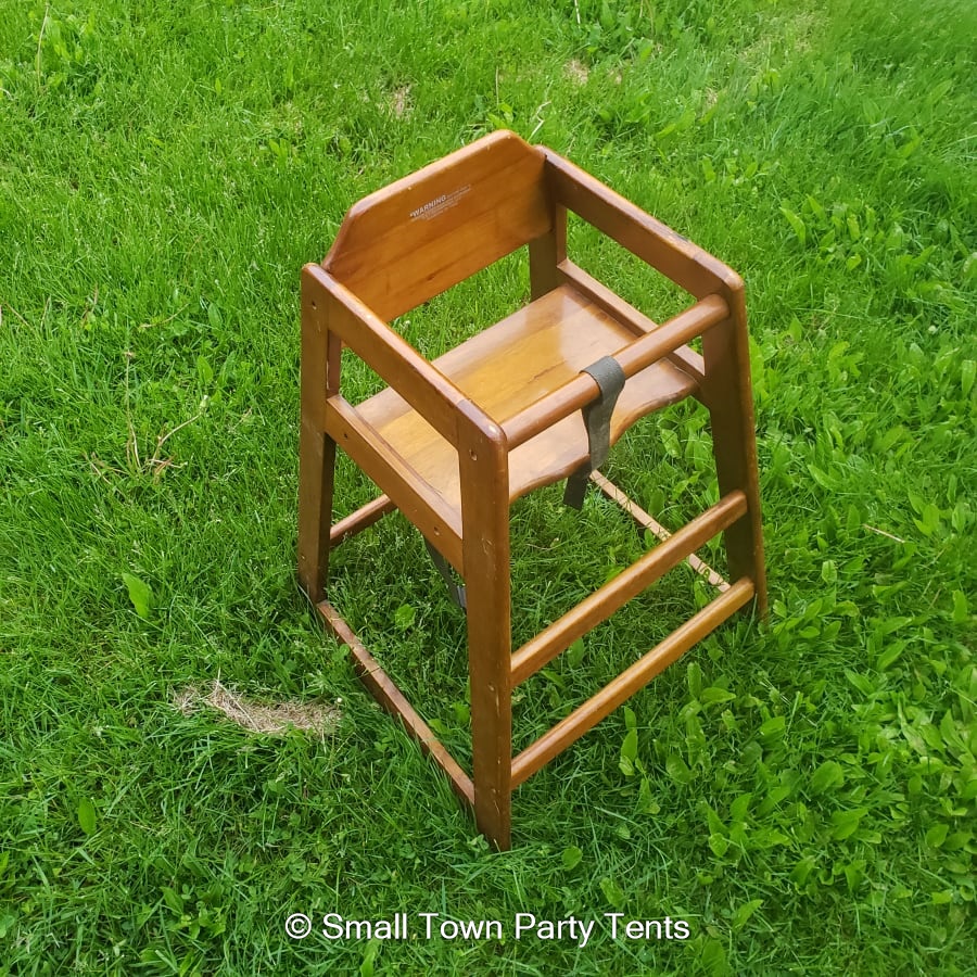 high chair Best Tent Rental, Party Rental service in New York Tioga and Broome counties